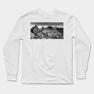 Castle of the Winds, Glyder Fach, Snowdonia, Wales Long Sleeve T-Shirt